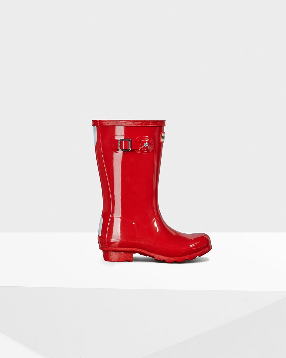 Botas De Agua Hunter Niños Original Big Gloss - Rojas - Argentina 0348DFSGX